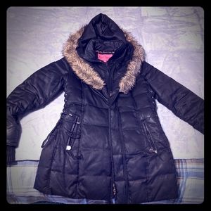 COPY - Betsey Johnson Fur-hooded Coat